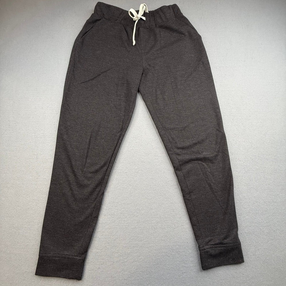Free Fly Joggers Womens Small Black Bamboo Viscose Blend Sweatpants Drawstring